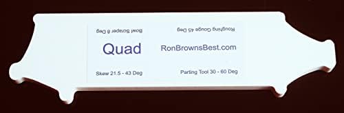 רון בראון הטוב ביותר של Quad פלטפורמה SettingJig עץ מחרטה כלים - אלימה בעין, להטות, פרידה כלי, קערה מגרד
