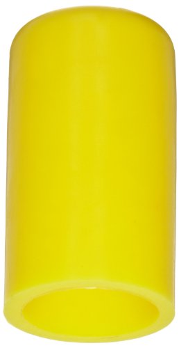 Kapsto 250 / 10.2 פוליאתילן המכסה המגן על צינורות, צהוב, 10.2 מ מ צינור OD (חבילה של 100)