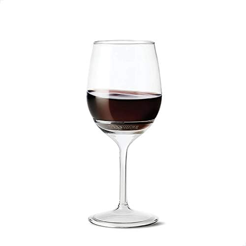 TOSSWARE פופ 14oz נבעה יין סט של 48, איכות פרמיה, הניתנים למחזור, בלתי שביר & צלולים פלסטיק כוסות יין