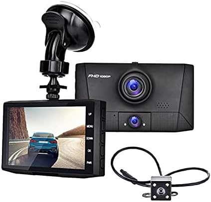 ז ' ו-CL Dash Cam מלא 1080P 3 עדשות מקליט וידאו Dash Cam DVR דאש מצלמת רכב DVR מצלמה Dashcam 170 מעלות זווית רחבה הקלטת