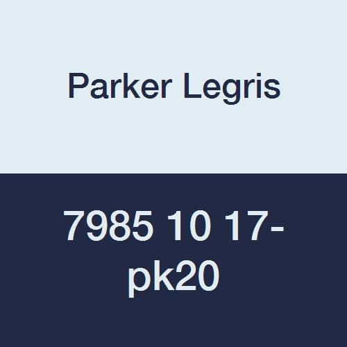 פארקר Legris 7985 10 17-pk20 Legris 7985 10 17 מורכב שסתום, 3/8 BSPT זכר x 10 מ מ צינור OD (חבילה של 20)