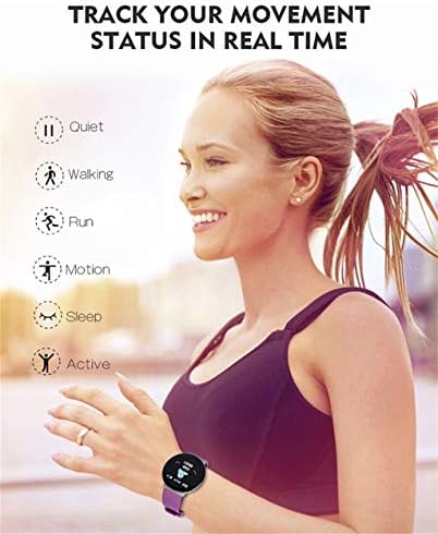 JKRED די. 18 שעון חכם לישון הבריאות ניטור Smartwatch ספורט כושר גשש עמיד למים צמיד 1.3 סיבוב מסך בצבע מידע תזכורת שחור