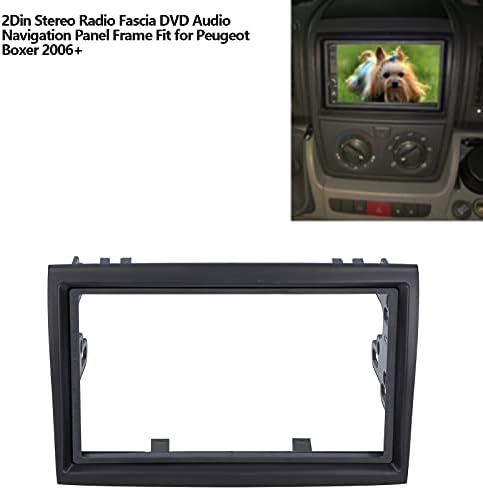 2Din ABS נגן DVD לוח המחוונים מסגרת ערכת סטריאו רדיו Fascia מסגרת DVD ניווט לוח מתאים בוקסר 2006+