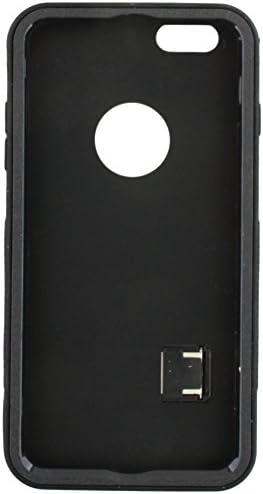 MyBat iPhone 6 Plus סף היברידית כיסוי מגן עם מעמד - אריזה קמעונאית - שחור