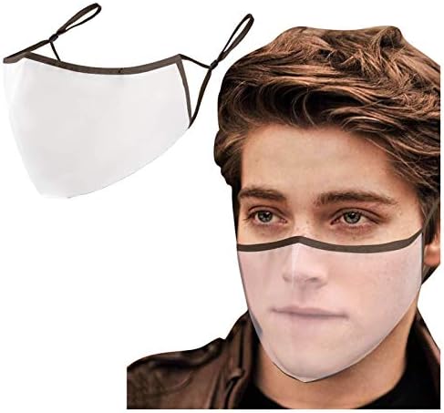 יוניסקס ברור Face_Covers Transparent_Face_Mask עמיד לשימוש חוזר קלים הפנים מכסים כדי להגן על העיניים, האף, הפה.