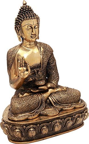 אקזוטיים בהודו ומטיף בודהה (טיבטית בודהיסטית אלוהות) - פליז פסל