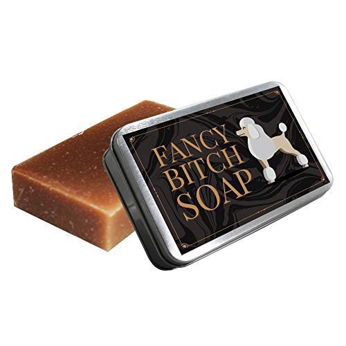 מפואר Btch סבון - די פודל - פח חידוש אמבטיה סבון לנשים - שוקולד, סבון בעבודת יד, תוצרת ארה ב