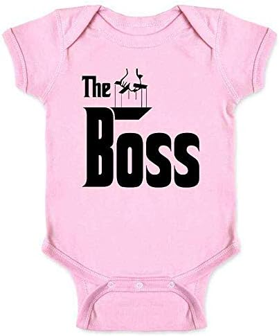 הבוס לוגו מצחיק מתנה תינוק תינוק ילדה בגד גוף