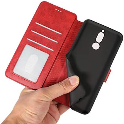 טלפון נייד למקרה נהדר עבור Mate Huawei 10 לייט/Maimang 6 עגל מרקם אבזם מגנטי אופקי Flip נרתיק עור עם מחזיק & חריצי כרטיס