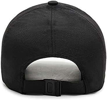 YuMENo יוניסקס לנשימה מהירה יבש כובע בייסבול הקיץ מתכוונן קל משקל ספורט ריצה כובע רשת משאית קאפ