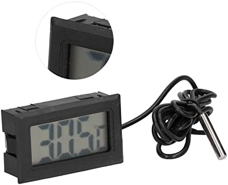 Mini LCD טמפרטורות מטר, טמפרטורה דיגיטלי מד כדאי אפקט חזותי ABS 100 ס מ אורך כבל עבור מזגנים
