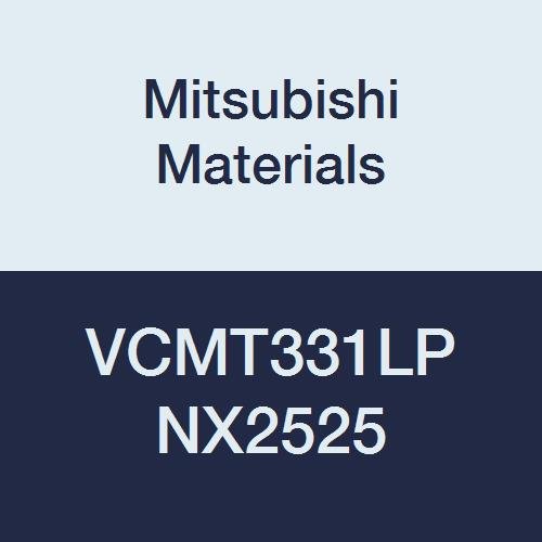 מיצובישי חומרים VCMT331LP NX2525 ללא ציפוי Cermet VC סוג מפנה חיובית להכניס עם חור, יציב חיתוך, ומעוינים 35°, 0.375