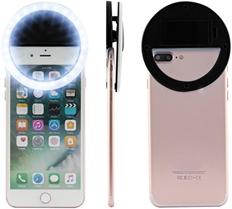 Dealpeak מופעל על סוללה Selfie טבעת אור משלימה צילום אור המצלמה עם 36LEDs עבור טלפונים חכמים אנדרואיד iPhone & ipad