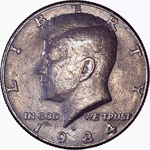 1984 D קנדי חצי דולר 50C הוגן