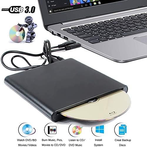 USB 3.0 חיצוני 3D Blu-ray DVD נגן דיסק כונן אופטי, עבור Lenovo Thinkpad T480 480 X1 Carbon 7th Gen 7 יוגה קיצוני T430
