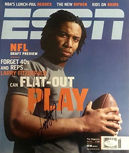 לארי פיצג ' רלד ESPN (אפריל 26, 2004) חתם על התווית לא מגזין הצדק - חתום NFL מגזינים