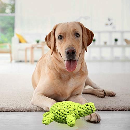 ZOUTOG גור ללעוס צעצועים, סט של 8 הכלב החבל צעצועים אגרסיבי לועסי, צעצועים לכלב עם כספת חומר קטן/בינוני/גדול כלב חיות