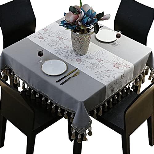 CDQYA בסגנון אירופאי כיכר מפת בד אמנות משק הבית מרובע שולחן מפת שולחן שמונת בני האלמוות כיסוי שולחן (צבע : A, גודל :