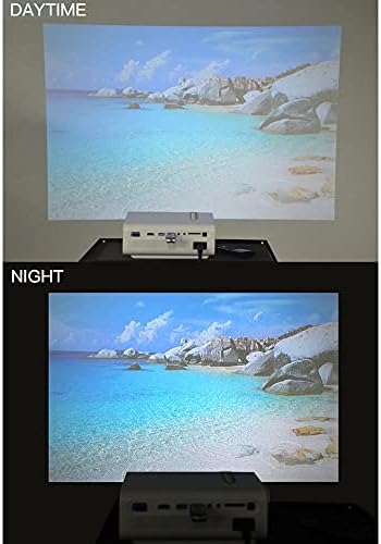 sgzyj נייד YG520 עבור קולנוע ביתי, מערכת קולנוע מקרן וידאו עם USB Mini HD 1080P (צבע : שחור)