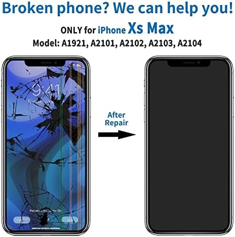 2 פריטים מבוא עבור iPhone 8/SE 2020 מסך ערכת החלפת שחור 4.7 אינץ '+ עבור iPhone Xs מקס מסך ערכת החלפת שחור 6.5 אינץ',