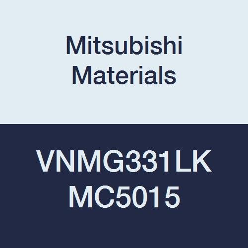 מיצובישי חומרים VNMG331LK MC5015 קרביד VN סוג המפנה השלילית להכניס עם חור, לא יציב חיתוך, מצופה, ומעוינים 35°, 0.375