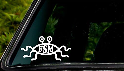 איפקס היבוא מפלצת ספגטי מעופפת FSM חלון המכונית מדבקות ויניל מדבקה 5