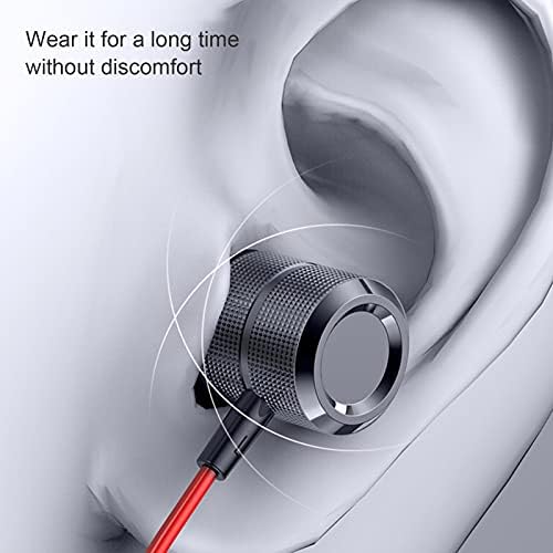 Washranp Wired אוזניות 1.2 מטר אוזניות באיכות גבוהה הפחתת רעש כבד בס אוניברסאלי 3.5 מ מ HiFi בתוך האוזן דרך האוזנייה
