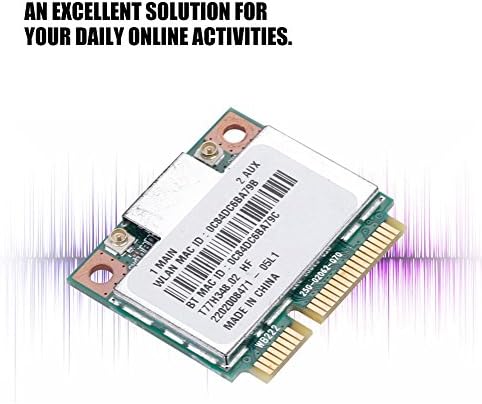 Oumij Dual Band 2.4 G/5Ghz AR5B22 כרטיס רשת PCI-E כרטיס במהירות גבוהה עד 300Mbps חצי Mini PCI-E, כרטיס מתאים למחשבים