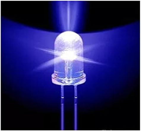 Dltmysh פוטנציומטר סיטונאי 100 יח 'כחול עגול 5 מ מ סופר מבריק דיודה פולטת הנורה LED מנורת אור 5000MCD