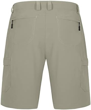 חמור קטן אנדי גברים 10 אינץ יבש מהירה המכנסיים מתיחה חיצוני קל משקל לטיולים קצרים UPF 50