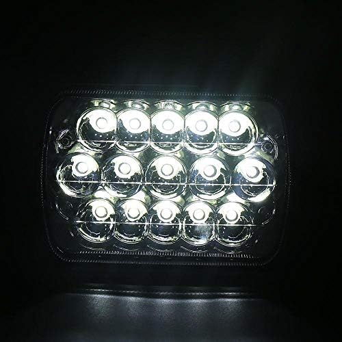 Yuejing מלבני 7x6 LED פנס מכלולים, החביא את הנורה פנסי Hi/Lo אטום קרן H6014 H6052 H6054 6054